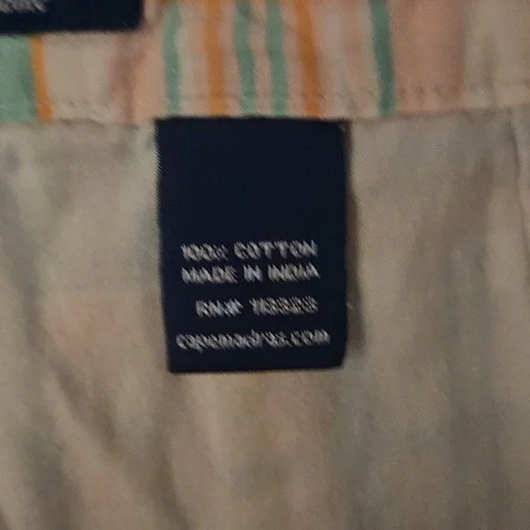 Cape Madras Maine Pastel Colorful Patchwork Bermuda Shorts - Picture 4 of 5